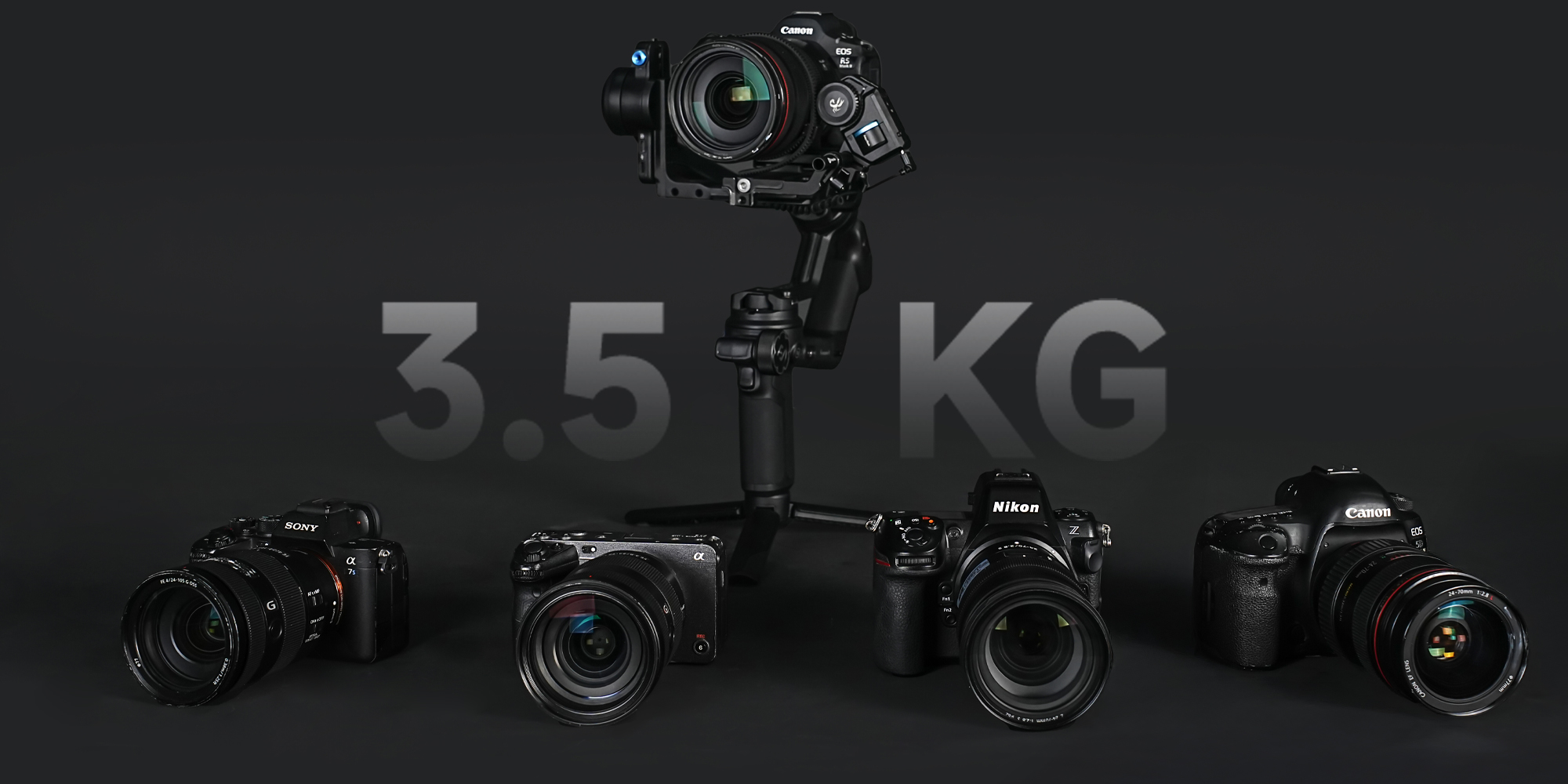 Gimbal ręczny FeiyuTech Scorp 3 Kit do aparatów VDSLR i kamer